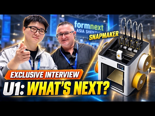 Snapmaker U1 EXCLUSIVE Interview: Future Plans & Questions No One Else Asked | Formnext Asia 2026