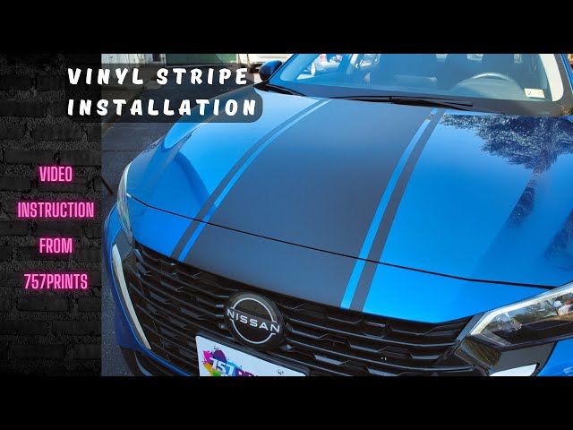How To Apply Vinyl Stripes. Car Truck Easy Decal Installation. Dry Method