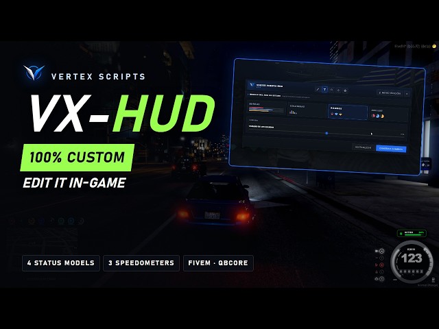 VX-HUD | The Most Customizable FiveM HUD (QBCore)