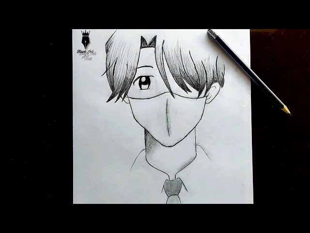 Easy Anime drawing for beginers || Step by step tutorial || Picture drawing with pencil #pencilart