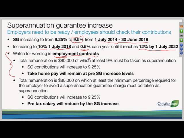 06 Superennuation Guarantee Increase