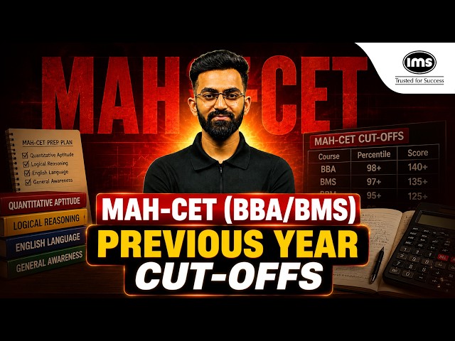 MAH-CET (BBA/BMS) Previous Year Cutoffs | Jai Hind, NM, Mithibai Safe Percentiles ft. Dharmik S.