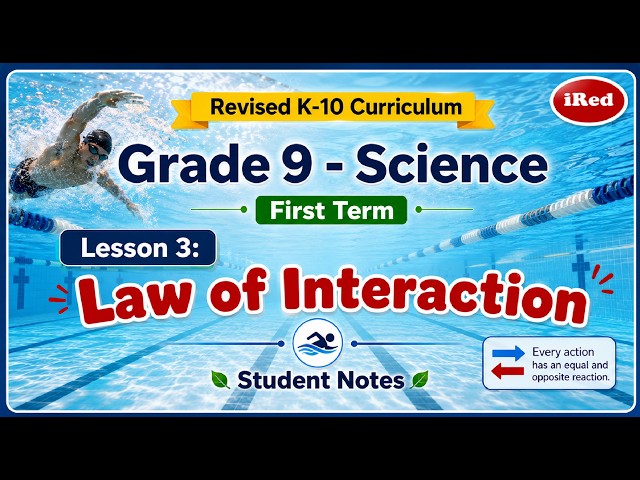 Grade 9 Science First Term Lesson 3: Law of Interaction