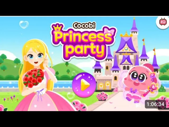 The Grand Royal Ball! 🏰Cocobi Princess Party: Magic Gown Styling, Tiara Crafting & Palace Decoration