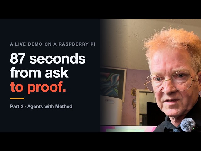 87 Seconds From Ask to Proof: Watch Two AI Agents Verify Each Other