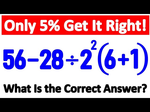 Almost Everyone Gets This Amazing Math Challenge WRONG! Will You? 🥴🧠