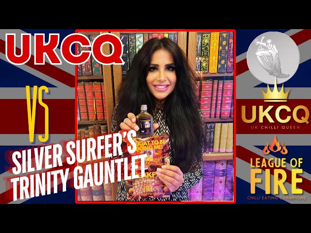 UK Chilli Queen *ATTEMPTS WORLD RECORD* Spicy Speed Challenge | LEAGUE OF FIRE |