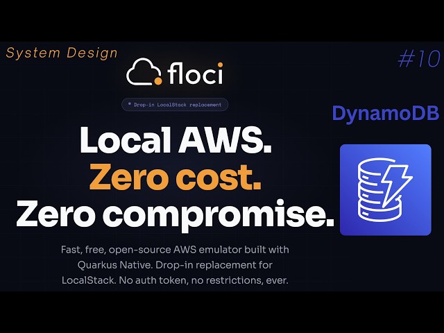 Floci + AWS DynamoDB Run Locally Free | @CodingJist