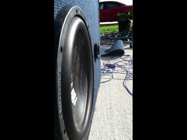 1 12" subwoofer