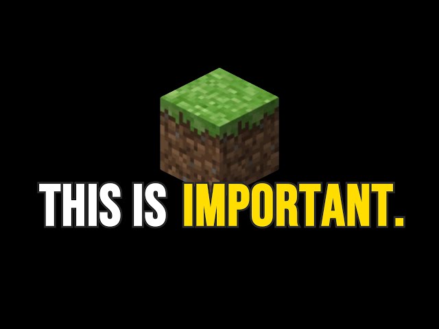 Minecraft's Most-Needed Update Is Coming...