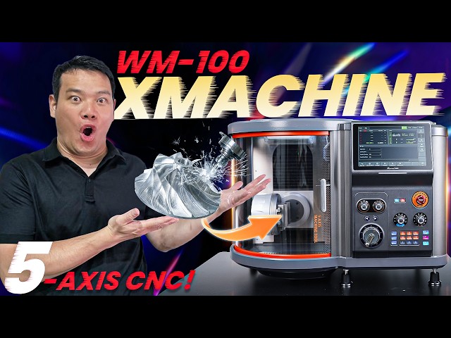 I Tried a Desktop 5-Axis CNC… The Results Shocked Me | XMachine WM-100