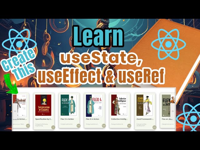 Master React Hooks with Example - useState, useEffect & useRef Explained with Horizontal Scroll List
