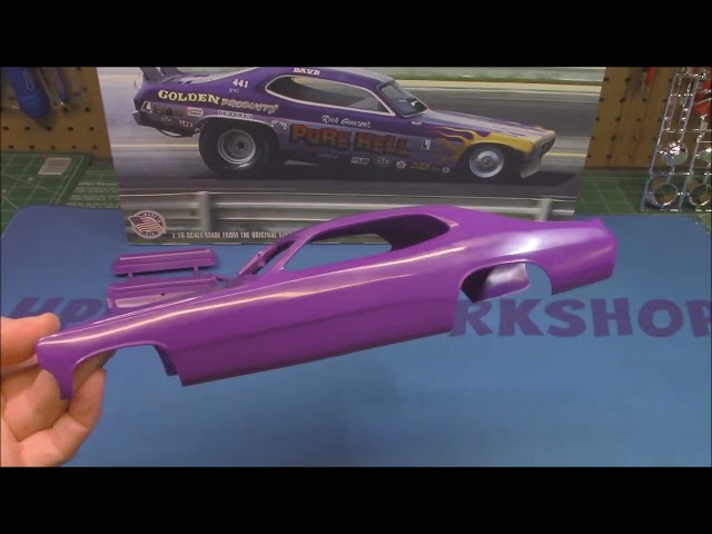 HUGE 1/16 Scale Dodge Demon Funny Car Pure Hell Model Kit How To Assemble Wire and Plumb Engine