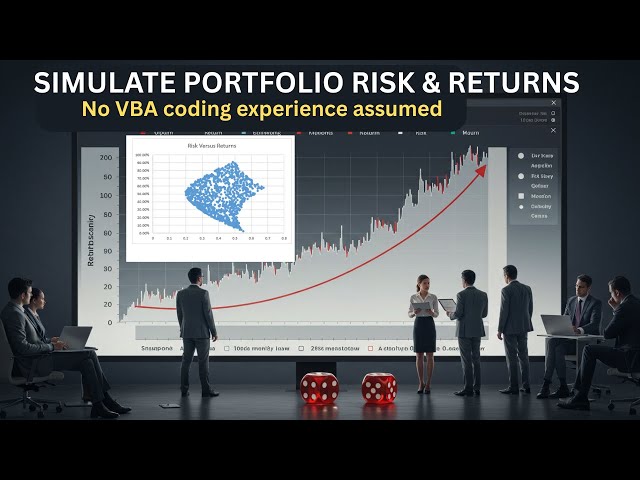 VBA Monte Carlo Simulation for Markowitz Portfolios | Excel Tutorial for Beginners