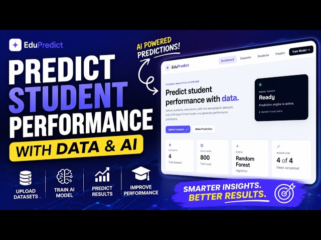 EduPredict 🤖 | AI-Powered Student Performance Prediction Using Machine Learning & Random Forest