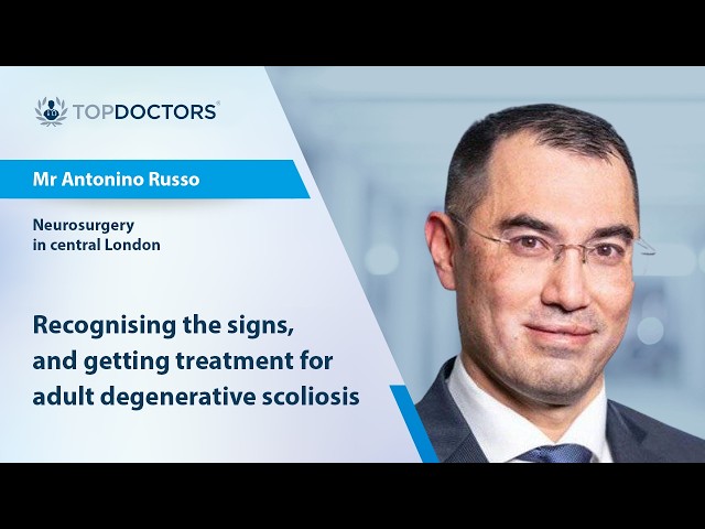 Recognising the signs, and getting treatment for adult degenerative scoliosis - Online interview