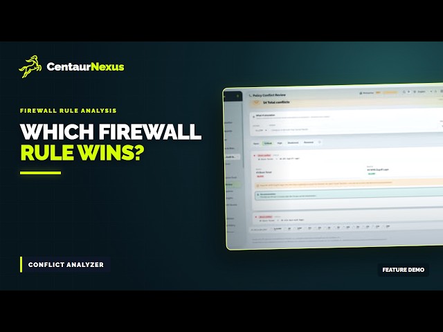 Which Zscaler Firewall Rule Applies? | Conflict Analyzer