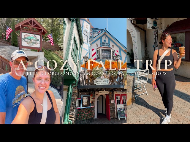 Fall in Helen, Georgia | Mountain Coaster, Pumpkin Coffee, Fall Town Vibes