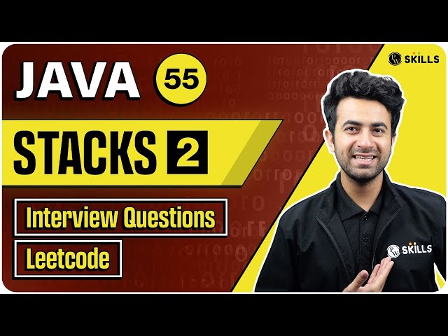 Stacks: Interview Questions | Leetcode Problems | DSA in Java Full Course for Beginners | Lecture 55