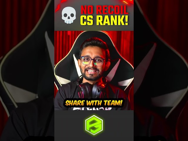 100% Accuracy No Recoil Combo for CS Rank 🔥 | Free Fire MAX