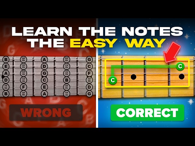 Stop Trying to Memorize Every Note on the Fretboard