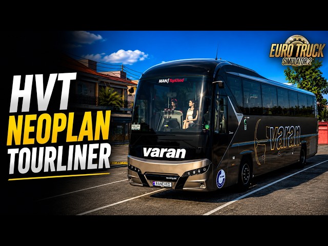Can I Handle (HVT Neoplan Tourliner )This Massive Bus on the Greek Coast? ETS2