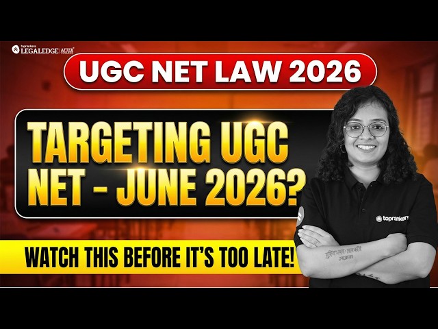 Are You Targeting UGC NET LAW in 2026? 🎯DO NOT MISS this Complete Preparation Strategy 🔥 #ugcnetlaw
