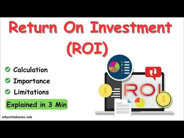 Return on Investment (ROI) | Calculation, Importance, Limitations #roi