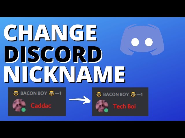 How to change your NICKNAME IN DISCORD! #shorts