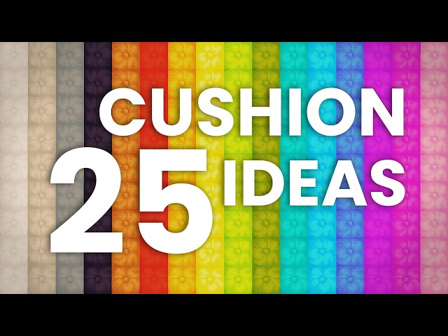 25 Minecraft Cushion  Build Ideas