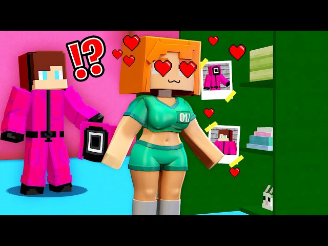 SQUID GAME 3 Girl is in love with JJ Guard in Minecraft - Maizen