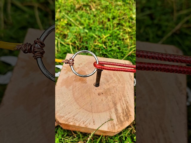 Watch This Rope Trick Come Together ✅🙏 #shorts #lifehacks #viral