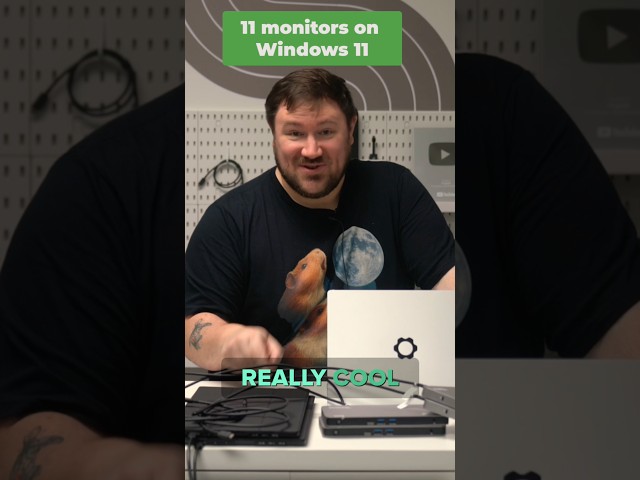 Let's Connect 11 Monitors on Windows 11