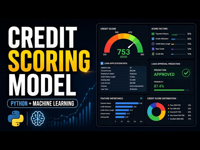 Build a Credit Scoring Model in Python with Machine Learning | Beginner Project 💳