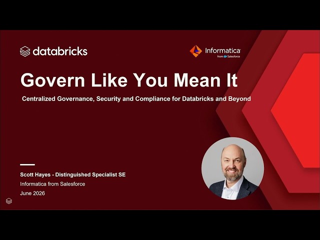 Centralized Governance With Informatica and Databricks Unity Catalog