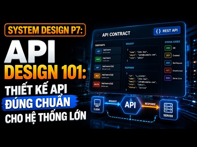 API Design sai một lần, cả hệ thống trả giá nhiều năm | System Design P7