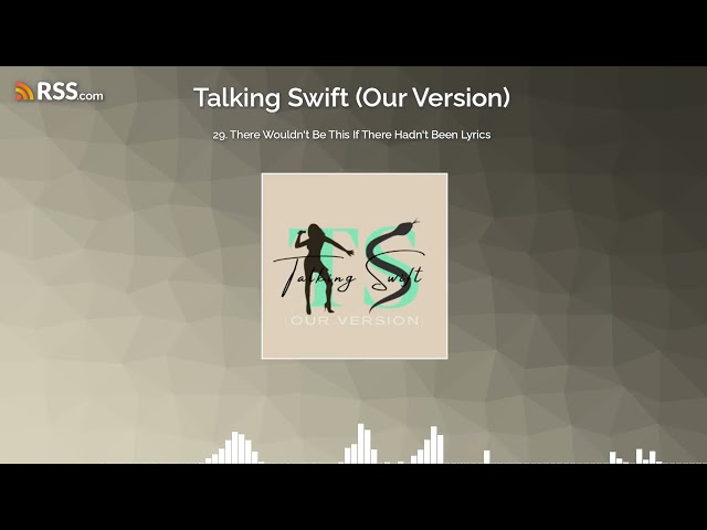 29. There Wouldn't Be This If There Hadn't Been Lyrics (2024)