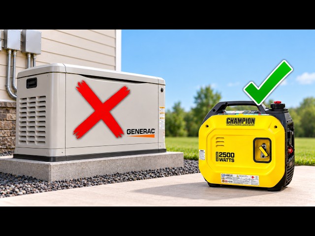 Whole Home Generators Are Expensive. Do This Instead!