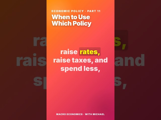 When to Use Which Policy: Matching the Tool to the Problem