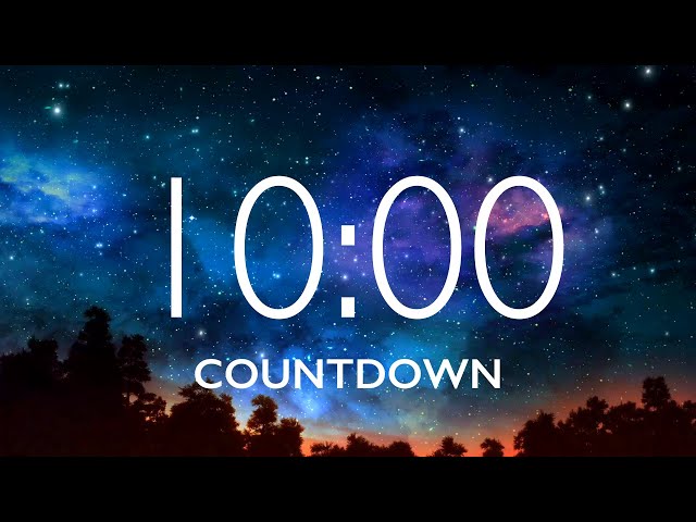 10 Minute Timer with Relaxing Music and Alarm 🎵⏰