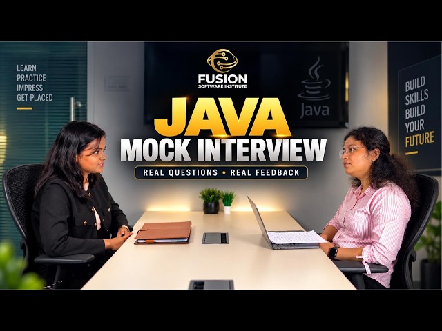 Java Full Stack Mock Interview for Freshers