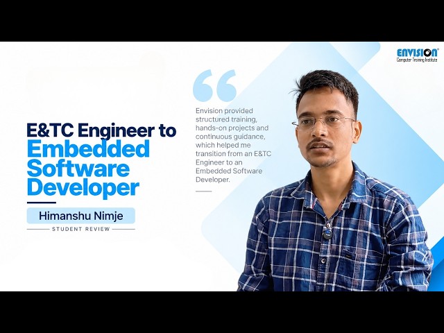Himanshu Nimje - Student Review | Embedded System Course in Pune