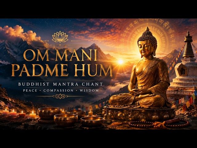 Om Mani Padme Hum | Buddhist Mantra Chant for Deep Meditation, Powerful Energy & Inner Peace (432Hz)