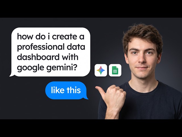 How to Create a Professional Data Dashboard with Google Gemini (Step by Step)