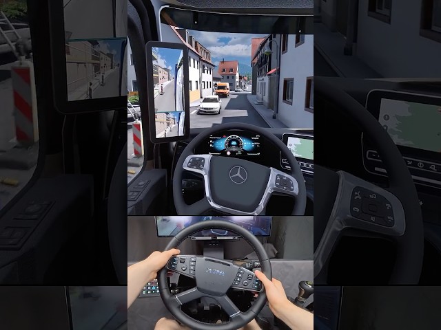 ⚠️ TIGHT Road in ETS2 😱 #shorts #ets2 #eurotrucksimulator2