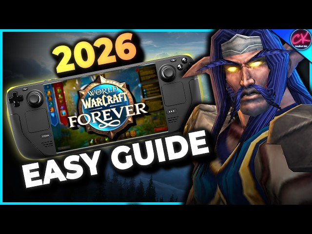 How to Install & Play WoW Forever on Steam Deck In Minutes | Full Guide 2026