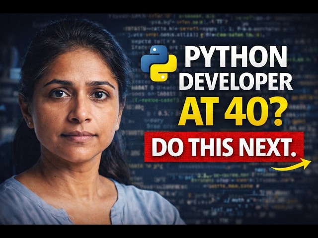 Python Developer at 40? What next ?