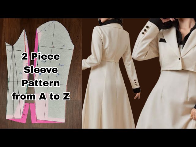 The Easiest Way to Draft a Two-Piece Sleeve Using Your Basic Pattern | Part 7
