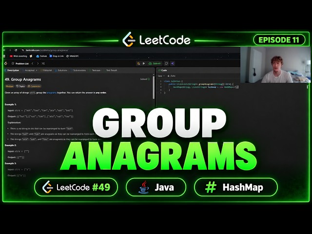 Group Anagrams Made Simple | LeetCode #49 (Medium)