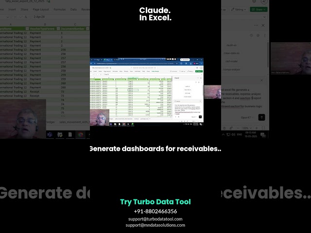 Claude inside Excel. Built-in finance skills. #Claude #Excel #FinanceAI